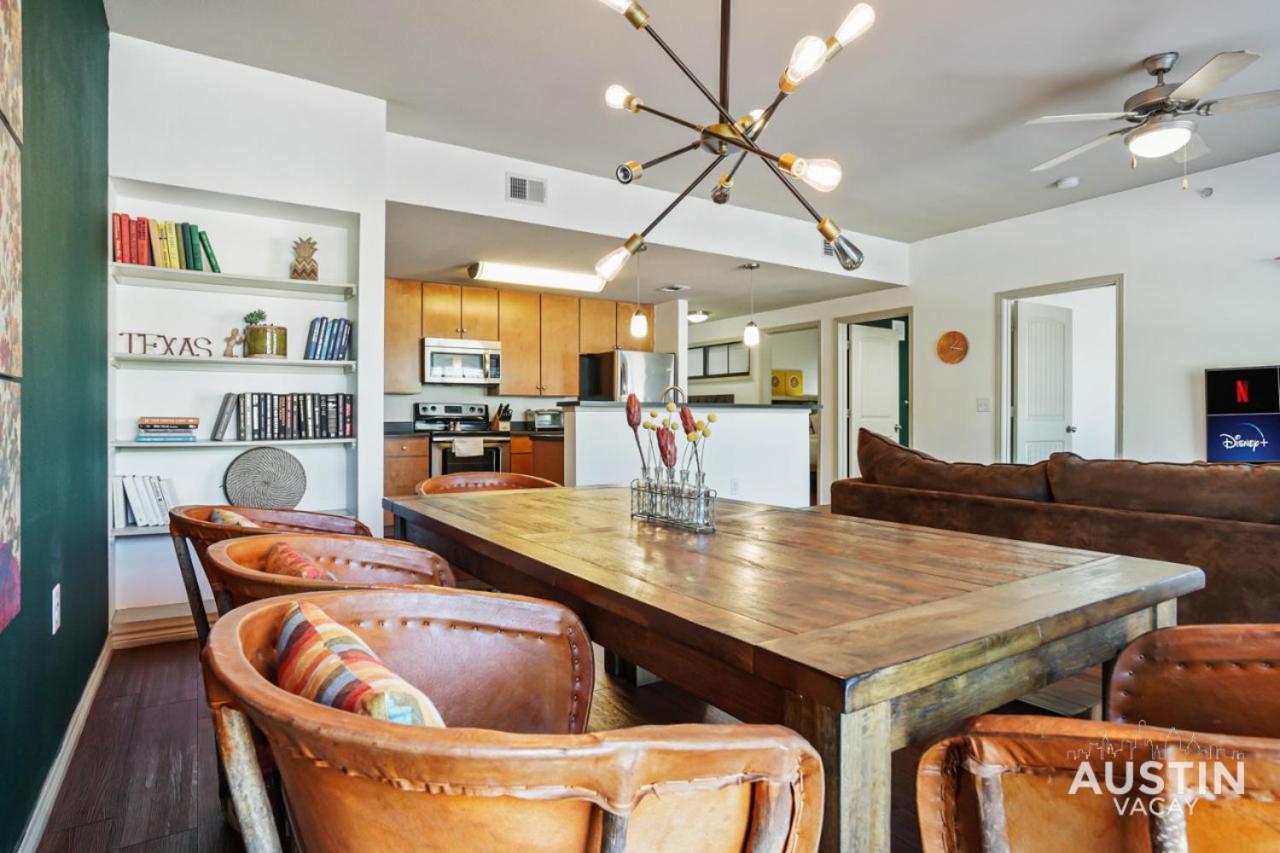 Ferienwohnung Stylish 4Br With Smart Tv And Free Garage Parking Austin Exterior foto